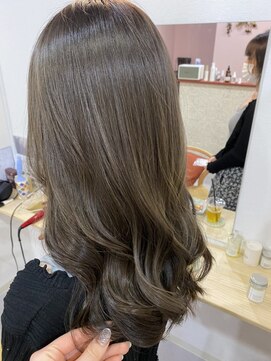アイエン(aien) 色落ちまで綺麗◎ブリーチなしのツヤカラー♪マロンベージュ