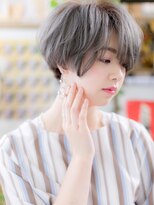 カバーヘア ブリス 川口(COVER HAIR bliss)&nbsp;外国人風ツートンカラー小顔刈り上げボブg川口20代30代40代!