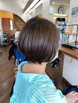 オンフリーク(ON FLEEK)&nbsp;#オリーブカラー#ショートボブ#オンフリーク#下関