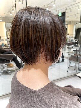 ラボー ノースプラザ店(LA'BO) 【LA'BO三浦】コンパクトフェザーショートボブ※ビフォー有