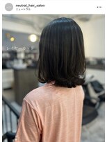 ニュートラル(neutral)&nbsp;【neutral】カラーとレイヤーカットと