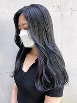 アイティーバイアルバム 松戸店(IT by ALBUM)&nbsp;インナーパープル_チェリーブラウンフェミニンロング_ba405511