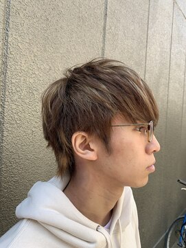 ミルコ バイ クラク(MIRUCO by KURAKU) メンズハイライトカラー　ハイトーンカラー