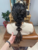 ロア 福岡天神本店(LORE)&nbsp;編みおろしアレンジ