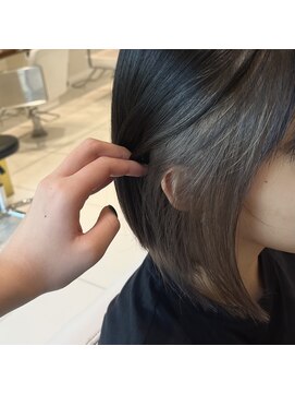 バサ 江古田店(BASSA) 初カラー初ブリーチでイヤリングカラー♪