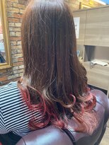 サミュゼ(s'amuser)&nbsp;毛先カラー