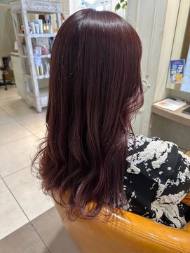 オブジェ シエル(obje't ciel) 【obje'tciel】顔周りレイヤー×レッドパープル【山口紗季】