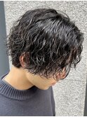 スペインカール/スパイキーショート/ブルーブラック/南森町