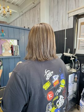 ヘアーサロン ラ ボーテ ハイライトボブ♪