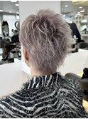 【メンズハイトーン】ラベンダーシルバー