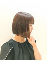ボヌールヘアー(BONHEUR hair)&nbsp;前下がり切りっぱなしボブ