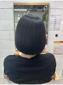 髪質改善ストレート+カラー