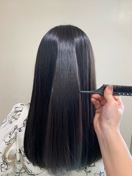 アズール 草加(azule) 髪質改善カラー　ダークパープル