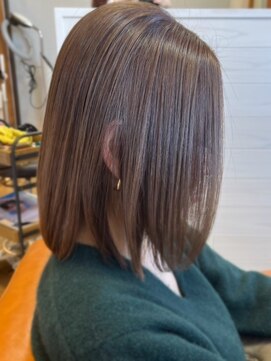 ヘアーブランドジン ティアラ(HAIR BRAND Jin Tiara) 寒色艶カラー【松山美容室】