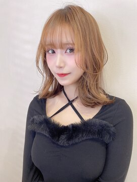 イーストハムヘッドショップ(EAST HAM head shop) レイヤーカット/ミディアム/ミルクティーベージュ