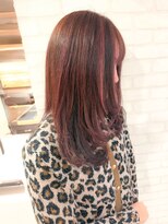 アフィナー(Afinar)&nbsp;【横浜/横浜駅】ミディアムレイヤー/チェリーレッド