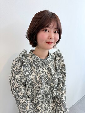 エルガ バイ コバルト(LGA by cobalt) 韓国ミニボブ×ラベンダーブラウン