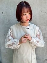 ベルン(bern)&nbsp;@bern_riwa 暖色×ミニボブ