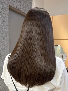 ビームズ トータルビューティー 西中島店(Bee ms Total Beauty) サラツヤロングベージュカラーブリーチしない透明感カラー