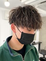 シャドウパーマメンズカットスパイラルパーマツイスパ波巻き