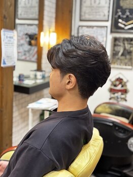 ジェネシス 本店(genesis)の写真/【備中高松駅徒歩5分/平日20時迄営業】genesisでしか表現できないスタイルを【メンズパーマ・フェード】