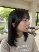 フェリア サウスガーデン(felia southgarden)&nbsp;◎美髪レイヤー×顔まわりカット！くびれヘアで上品に#静岡市