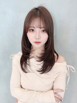 ロンドリゼル 札幌(Lond RiseL) 顔周り/小顔/レイヤー/髪質改善/韓国風巻き/ミルクティー/札幌