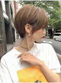 グランマッシュ/オリーブグレー/ショート/ヘイリーボブ/前髪