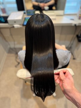 シーク センター南店(seek) カット+髪質改善縮毛矯正+トリートメント