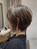 ロンドブルーム 天神大名店(Lond Bloom) イメチェンショート外ハネボブ美髪似合わせカットダークアッシュ