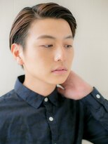 モッズヘア メン 新所沢店(mod's hair men)&nbsp;20代30代七三ダークアッシュ短髪清潔感フェードカットd新所沢