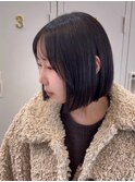 ボブ/似合わせヘア/髪質改善/ストレート