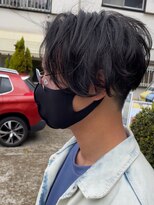 カインド 南青山(hair&make up KIND)&nbsp;毛流れセンターパート フェザーパーマ 黒髪 ビジネスマン 外苑前