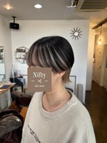 ニフティー(Nifty)&nbsp;アンブレラカラー/ブロンド/マッシュウルフ