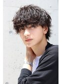 ツイストスパイラルパーマ波巻きパーマシャドウパーマメンズ