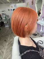 メルシー(Merci)&nbsp;『Merci』ショートボブ×オレンジベージュカラー☆