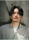 men'shair/波巻きツイストスパイラル/リバースニュアンスパーマ