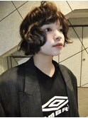 ドライパーマ &nbsp;ボブパーマ　前髪パーマ　ふわふわパーマ