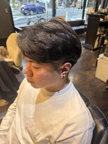 スマイルヘア 浦和店(Smile hair)&nbsp;センターパート／マッシュ/短髪/束感/<理容室>[浦和/メンズ]