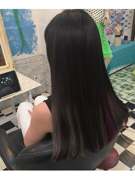 バルテイン(Hair Valtein) ナチュラルブラックインナーグレイパープル