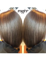 ロジャー(roger) 髪質改善カラー＋髪質改善トリートメントギャップ女子