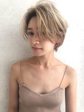 レニーバイエース(LANY by ACE) 【LANY 横浜】 クールかきあげショート×プラチナベージュ