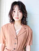 アルバム 渋谷パルコ(ALBUM)&nbsp;ニュアンスソフトウルフレイヤー_オリーブカラー_76713