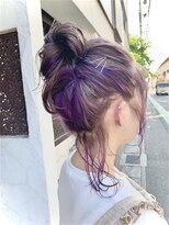 グルグル 下総中山店(GULGUL)&nbsp;シアーカラー インナーカラー×シルバーラベージュ 下総中山