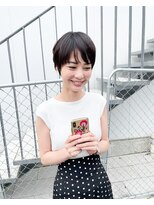 アクアオモテサンドウ(ACQUA omotesando)&nbsp;大人ショート　黒髪ショート　アクア表参道【世良綾花】
