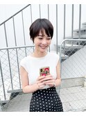 大人ショート 黒髪ショート アクア表参道【世良綾花】