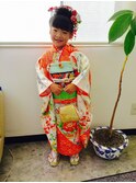 七五三着付け、ヘアーセット、メイク