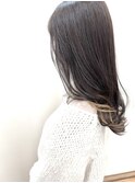 ロング/インナーカラー/バイオレット/アッシュベージュ