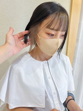 サーカス 町田(circus) フェイスフレーミングカラー　" ホワイトベージュ "