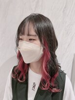 リー 京橋(Lee) 店長今里☆ピンクのインナーカラー☆